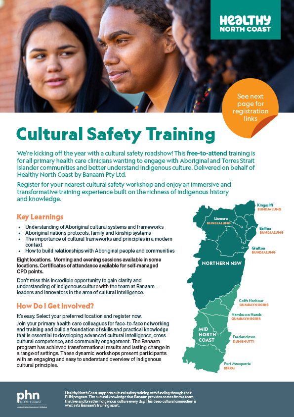 Cultural Safety Training with Banaam Healthy North Coast